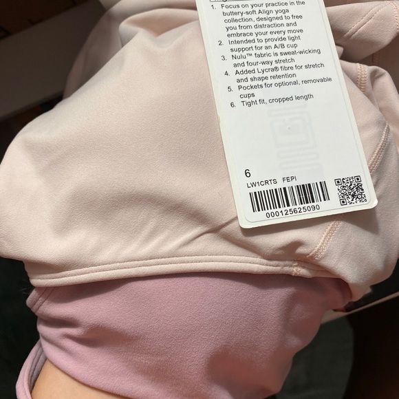 SOLD lululemon Align Tank in Pink Taupe - Picture 6 of 6